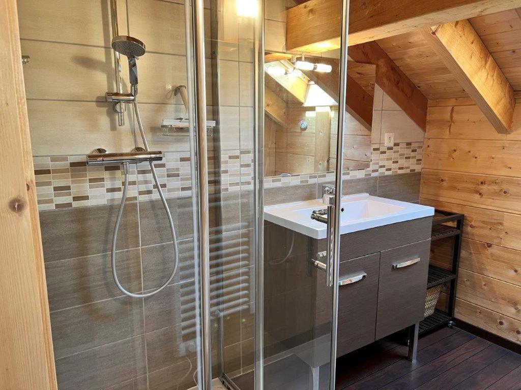 Le Chalet Du Pere Michel, Jacuzzi, Sauna, Jardin Ла Брес Екстериор снимка