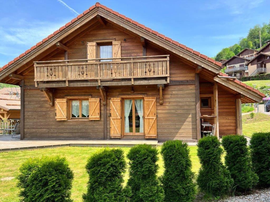 Le Chalet Du Pere Michel, Jacuzzi, Sauna, Jardin Ла Брес Екстериор снимка