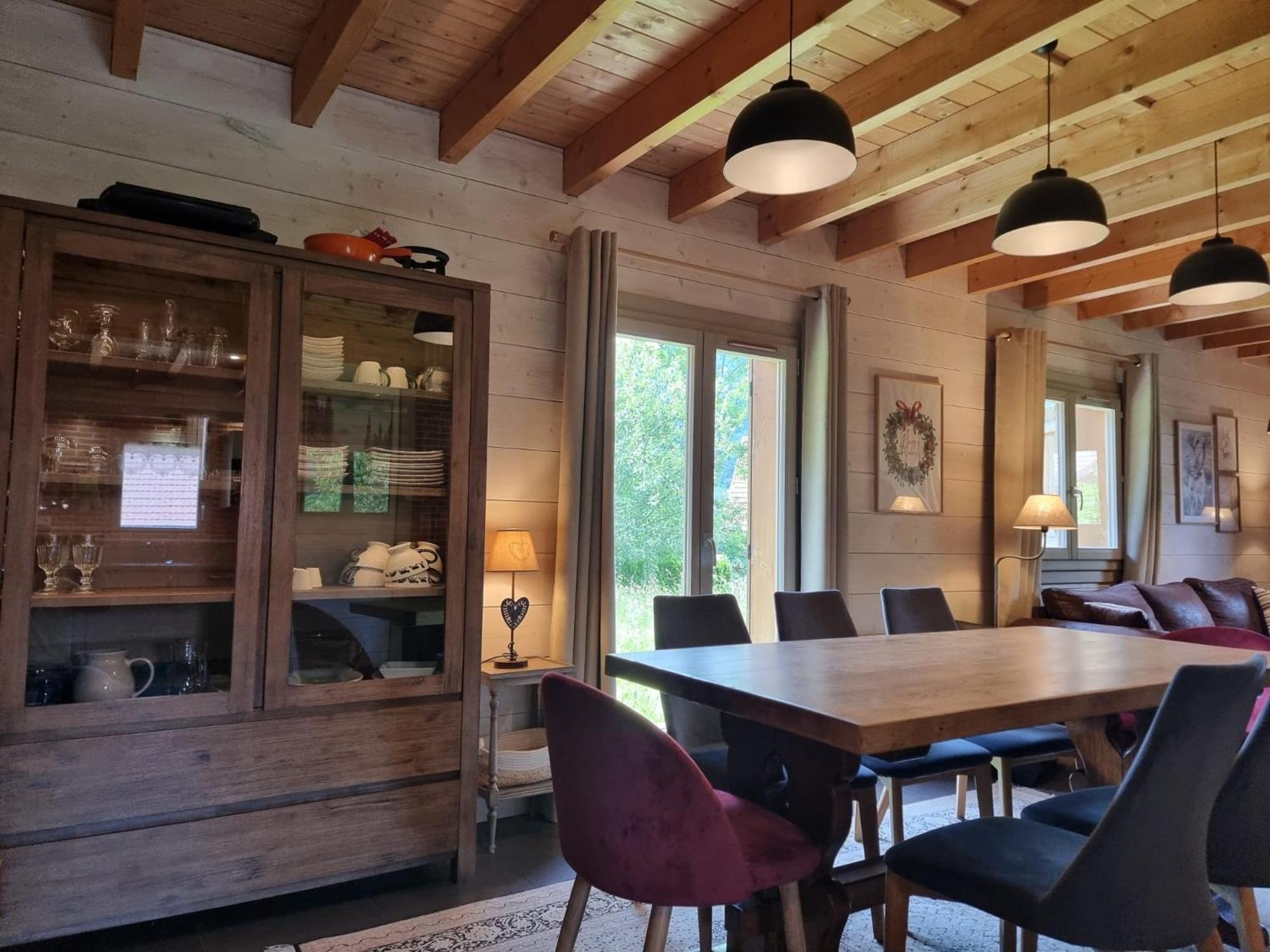 Le Chalet Du Pere Michel, Jacuzzi, Sauna, Jardin Ла Брес Екстериор снимка