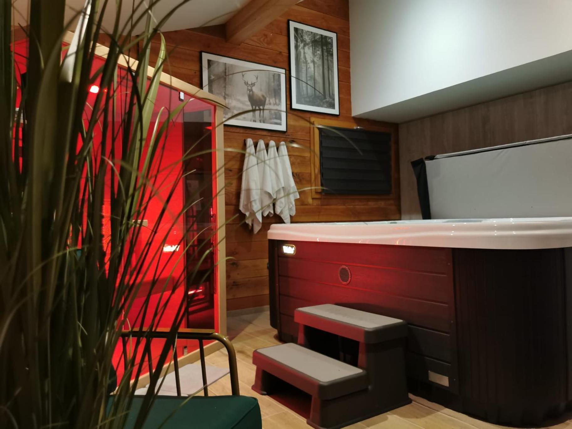 Le Chalet Du Pere Michel, Jacuzzi, Sauna, Jardin Ла Брес Екстериор снимка