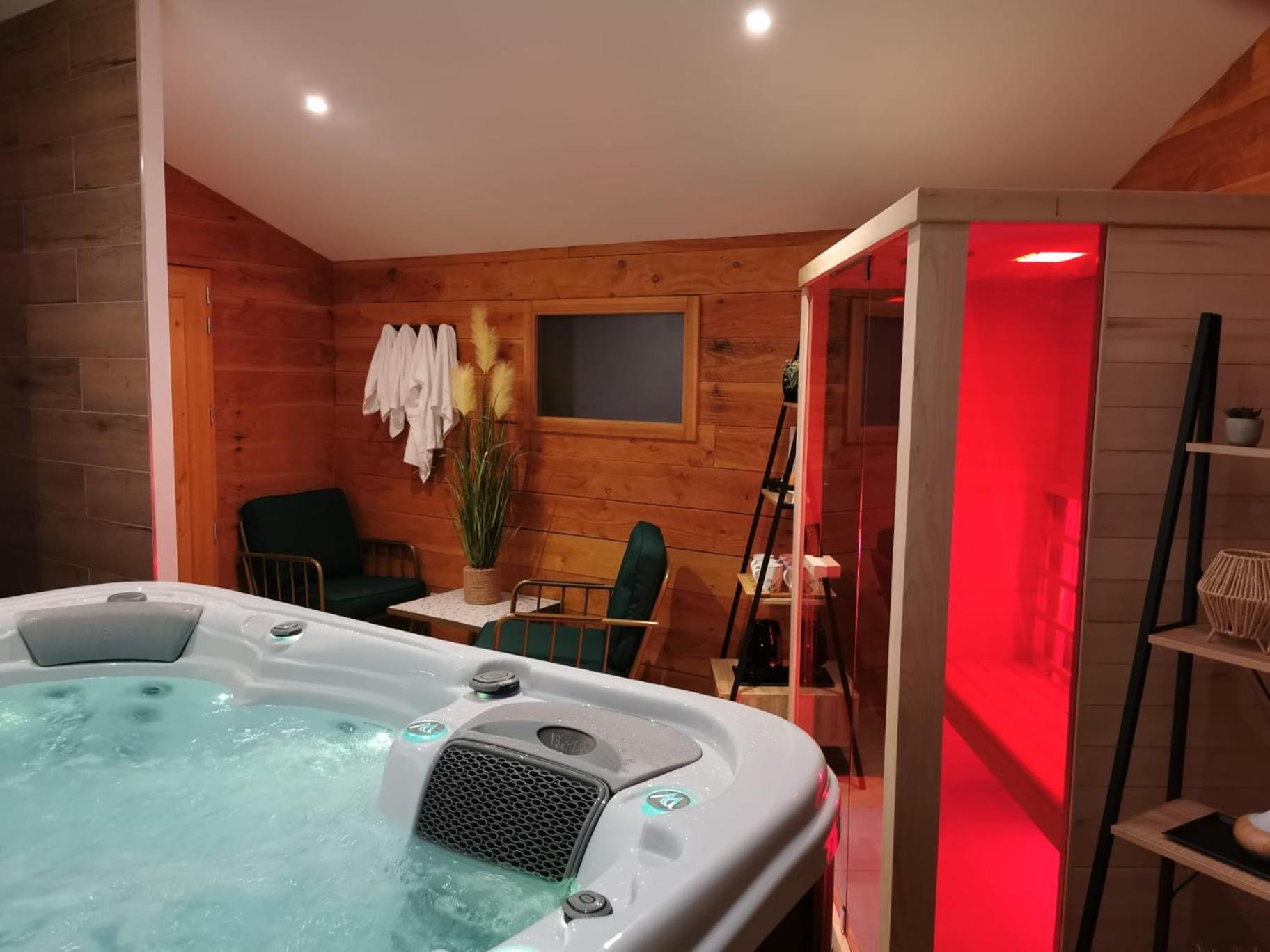 Le Chalet Du Pere Michel, Jacuzzi, Sauna, Jardin Ла Брес Екстериор снимка