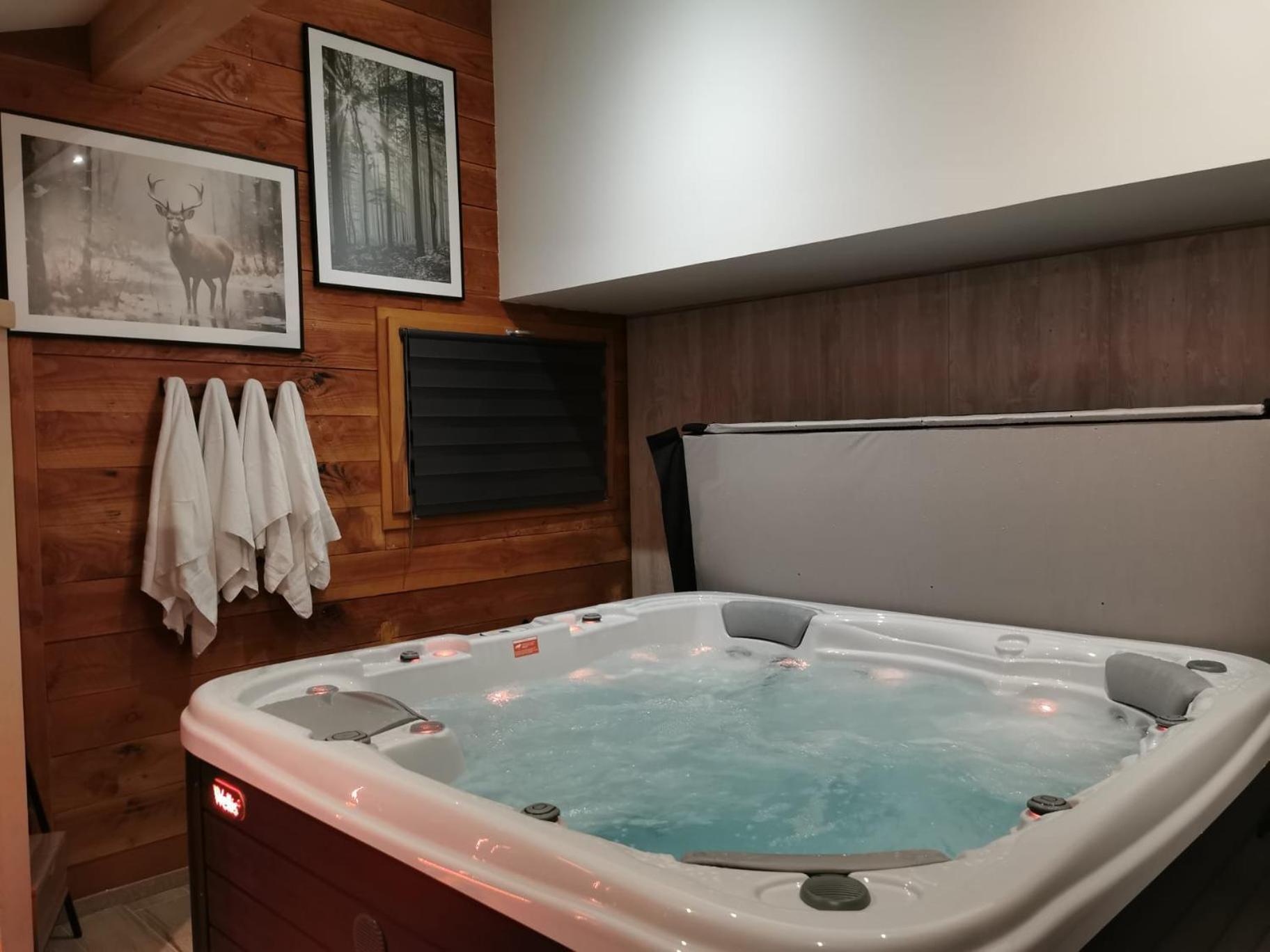 Le Chalet Du Pere Michel, Jacuzzi, Sauna, Jardin Ла Брес Екстериор снимка