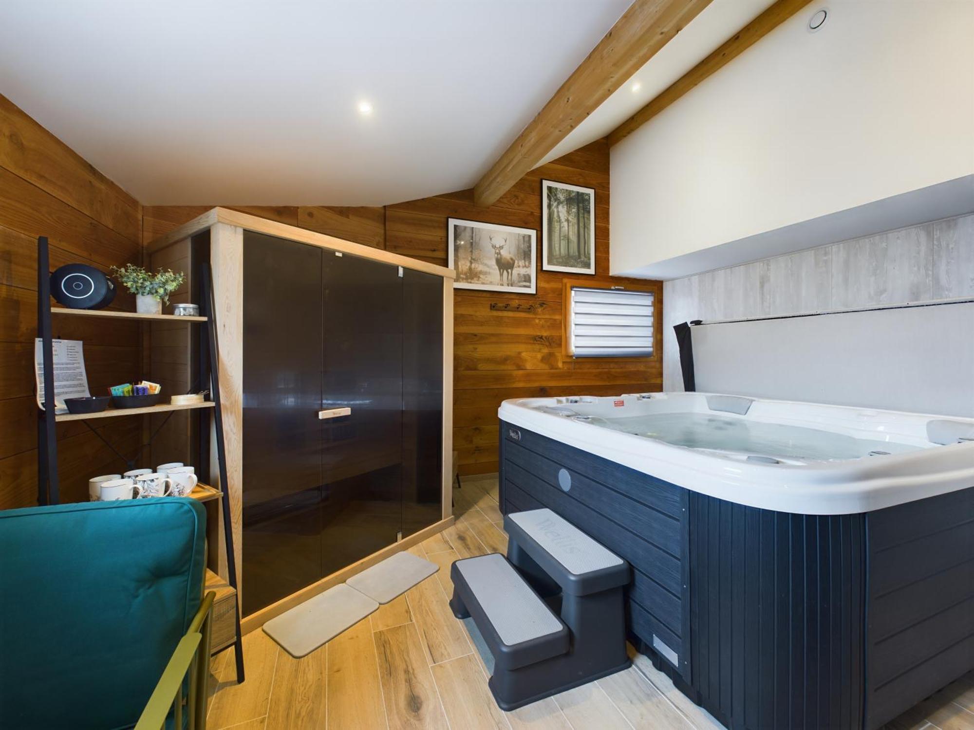 Le Chalet Du Pere Michel, Jacuzzi, Sauna, Jardin Ла Брес Екстериор снимка